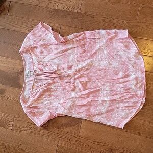 Como Vintage pink paisley top medium